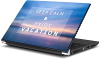 ezyPRNT Keep Calm and Enjoy Vacation (15 to 15.6 inch) Vinyl Laptop Decal 15   Laptop Accessories  (ezyPRNT)