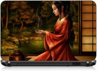 VI Collections CHINES GIRLS HAVING SOUP pvc Laptop Decal 15.6   Laptop Accessories  (VI Collections)