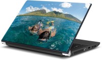ezyPRNT The Swim in Ocean (15 to 15.6 inch) Vinyl Laptop Decal 15   Laptop Accessories  (ezyPRNT)