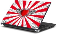 ezyPRNT Heart With Wings (14 to 14.9 inch) Vinyl Laptop Decal 14   Laptop Accessories  (ezyPRNT)