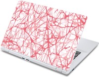 ezyPRNT Red Textured White Background Pattern (13 to 13.9 inch) Vinyl Laptop Decal 13   Laptop Accessories  (ezyPRNT)