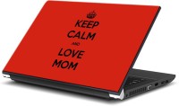 ezyPRNT Keep Calm and Love Mom (15 to 15.6 inch) Vinyl Laptop Decal 15   Laptop Accessories  (ezyPRNT)