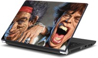 Rangeele Inkers Young Keith Richards Mick Jagger Vinyl Laptop Decal 15.6   Laptop Accessories  (Rangeele Inkers)