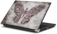 Dadlace Butterfly Vinyl Laptop Decal 14.1   Laptop Accessories  (Dadlace)
