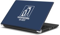 Rangeele Inkers Teamwork Is Key Vinyl Laptop Decal 15.6   Laptop Accessories  (Rangeele Inkers)
