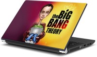 Rangeele Inkers The Big Bang Theory Sheldon Cooper Artwork Vinyl Laptop Decal 15.6   Laptop Accessories  (Rangeele Inkers)