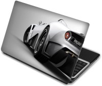 Shopmania White car Vinyl Laptop Decal 15.6   Laptop Accessories  (Shopmania)
