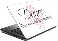 meSleep White Dance Vinyl Laptop Decal 15.1   Laptop Accessories  (meSleep)