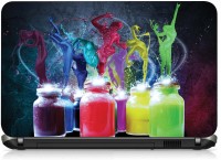 VI Collections MULTI COLOR DANCING IN BOTTLE pvc Laptop Decal 15.6   Laptop Accessories  (VI Collections)