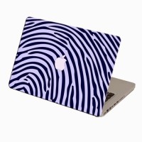 Theskinmantra Zebra Blue Macbook 3m Bubble Free Vinyl Laptop Decal 13.3   Laptop Accessories  (Theskinmantra)