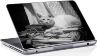 Sai Enterprises cat vinyl Laptop Decal 15.6   Laptop Accessories  (Sai Enterprises)