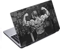 ezyPRNT Muscular Back Body Builder (14 to 14.9 inch) Vinyl Laptop Decal 14   Laptop Accessories  (ezyPRNT)