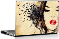 View Seven Rays Abstract Freedom Girl Vinyl Laptop Decal 15.6 Laptop Accessories Price Online(Seven Rays)