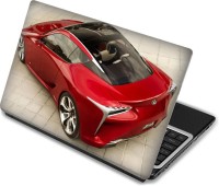 Shopmania Red Car 2 Vinyl Laptop Decal 15.6   Laptop Accessories  (Shopmania)