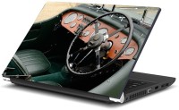 Dadlace Retro Steering Vinyl Laptop Decal 13.3   Laptop Accessories  (Dadlace)