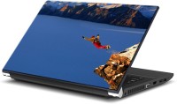 ezyPRNT Parajumping From Mountain (15 to 15.6 inch) Vinyl Laptop Decal 15   Laptop Accessories  (ezyPRNT)