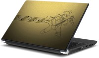 ezyPRNT Guitarist and Musicians P (15 to 15.6 inch) Vinyl Laptop Decal 15   Laptop Accessories  (ezyPRNT)