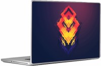 Swagsutra Fire Cubes Laptop Skin/Decal For 13.3 Inch Laptop Vinyl Laptop Decal 13   Laptop Accessories  (Swagsutra)