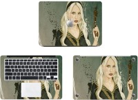 Swagsutra Girl With Gun full body SKIN/STICKER Vinyl Laptop Decal 12   Laptop Accessories  (Swagsutra)