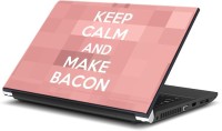 ezyPRNT Keep Calm and Make Bacon (14 to 14.9 inch) Vinyl Laptop Decal 14   Laptop Accessories  (ezyPRNT)