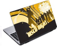 ezyPRNT Disco Dance and Music G (14 to 14.9 inch) Vinyl Laptop Decal 14   Laptop Accessories  (ezyPRNT)