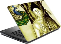 meSleep Saint With Peocock Vinyl Laptop Decal 15.6   Laptop Accessories  (meSleep)