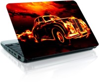 Shopmania Burrning car Vinyl Laptop Decal 15.6   Laptop Accessories  (Shopmania)