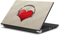 ezyPRNT Headphones and Earphones Music V (15 to 15.6 inch) Vinyl Laptop Decal 15   Laptop Accessories  (ezyPRNT)