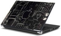 Psycho Art Apple Pencil Art Vinyl Laptop Decal 15.6   Laptop Accessories  (Psycho Art)