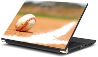 ezyPRNT Base Ball at Ground Sports (15 to 15.6 inch) Vinyl Laptop Decal 15   Laptop Accessories  (ezyPRNT)