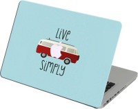 Theskinmantra Live Simply Vinyl Laptop Decal 13   Laptop Accessories  (Theskinmantra)