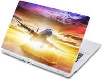 ezyPRNT Airplane Over The See (13 to 13.9 inch) Vinyl Laptop Decal 13   Laptop Accessories  (ezyPRNT)