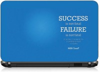 VI Collections SUCCESS ITS NOT FINAL FAILURE pvc Laptop Decal 15.6   Laptop Accessories  (VI Collections)