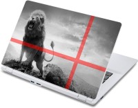 ezyPRNT Lion Roar Grey (13 to 13.9 inch) Vinyl Laptop Decal 13   Laptop Accessories  (ezyPRNT)