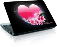 Shopmania Floral Heart Vinyl Laptop Decal 15.6   Laptop Accessories  (Shopmania)