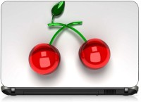 VI Collections 3D DUEL CHERRY pvc Laptop Decal 15.6   Laptop Accessories  (VI Collections)