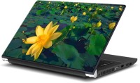 ezyPRNT Flowers in Pond (15 to 15.6 inch) Vinyl Laptop Decal 15   Laptop Accessories  (ezyPRNT)