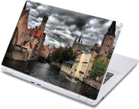 ezyPRNT Boat Riding in Venice City (13 to 13.9 inch) Vinyl Laptop Decal 13   Laptop Accessories  (ezyPRNT)