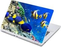 ezyPRNT Fishes near Corals Aquarium Style (13 to 13.9 inch) Vinyl Laptop Decal 13   Laptop Accessories  (ezyPRNT)