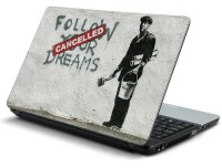 Psycho Art Follow Your Dream Vinyl Laptop Decal 15.6   Laptop Accessories  (Psycho Art)