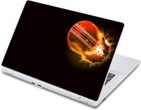 View ezyPRNT Cricket Sports Burning Ball (13 to 13.9 inch) Vinyl Laptop Decal 13 Laptop Accessories Price Online(ezyPRNT)