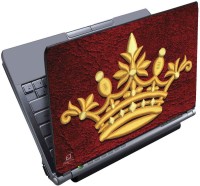 Finest Embriodary Crown Vinyl Laptop Decal 15.6   Laptop Accessories  (Finest)
