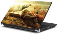 ezyPRNT Dog Sunbathing Pet Animal () Vinyl Laptop Decal 15   Laptop Accessories  (ezyPRNT)