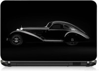 VI Collections BLACK VINTAGE CAR IN DARK PRINTED VINYL Laptop Decal 15.5   Laptop Accessories  (VI Collections)