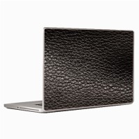 Theskinmantra Black Leather Universal Size Vinyl Laptop Decal 15.6   Laptop Accessories  (Theskinmantra)