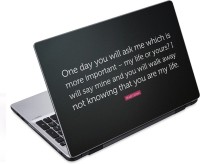 ezyPRNT My Life, Your Life Motivation Quote (14 to 14.9 inch) Vinyl Laptop Decal 14   Laptop Accessories  (ezyPRNT)