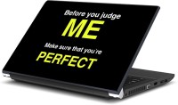 Rangeele Inkers Don'T Judge Me Vinyl Laptop Decal 15.6   Laptop Accessories  (Rangeele Inkers)