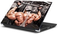 ezyPRNT Pushing Everything Hard Body Building (15 to 15.6 inch) Vinyl Laptop Decal 15   Laptop Accessories  (ezyPRNT)