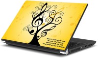 ezyPRNT Beautiful Musical Expressions Music AG (15 to 15.6 inch) Vinyl Laptop Decal 15   Laptop Accessories  (ezyPRNT)