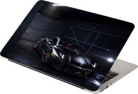 Anweshas Black Car 2 Vinyl Laptop Decal 15.6   Laptop Accessories  (Anweshas)